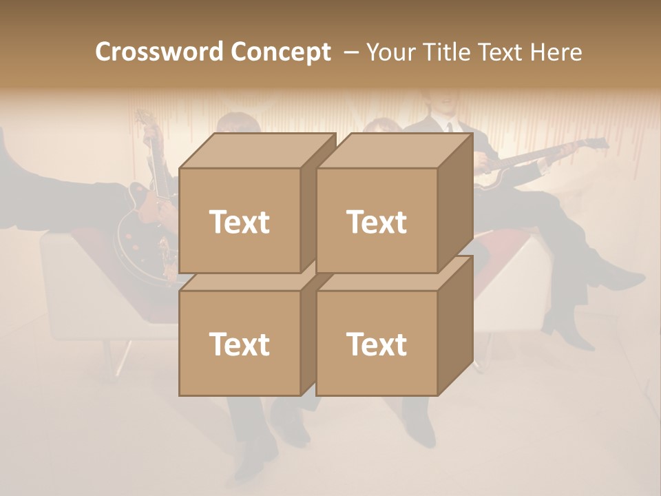 Young Mitte Wax Figure PowerPoint Template