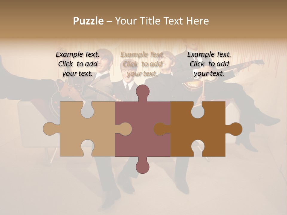 Young Mitte Wax Figure PowerPoint Template