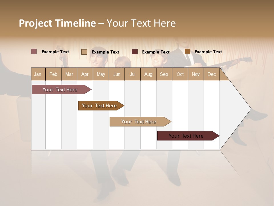 Young Mitte Wax Figure PowerPoint Template