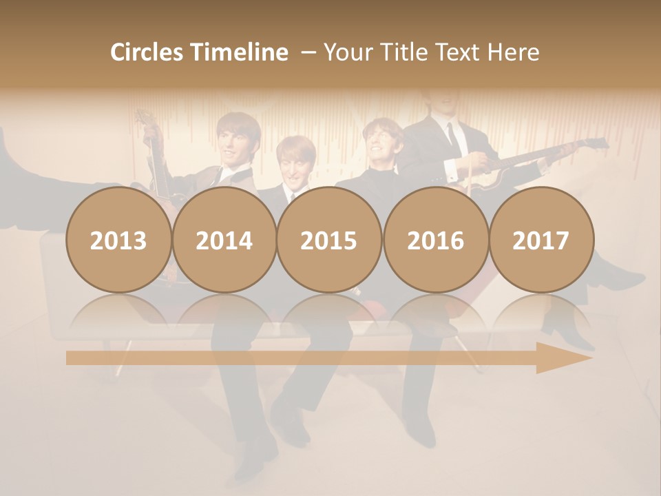 Young Mitte Wax Figure PowerPoint Template