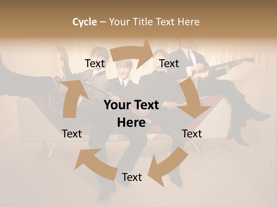 Young Mitte Wax Figure PowerPoint Template