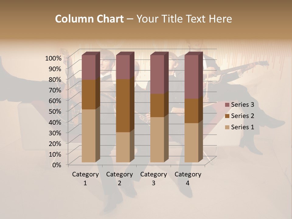 Young Mitte Wax Figure PowerPoint Template