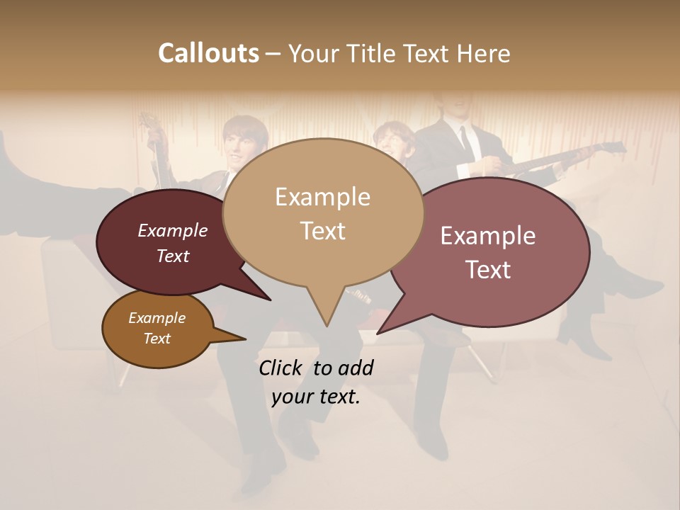 Young Mitte Wax Figure PowerPoint Template