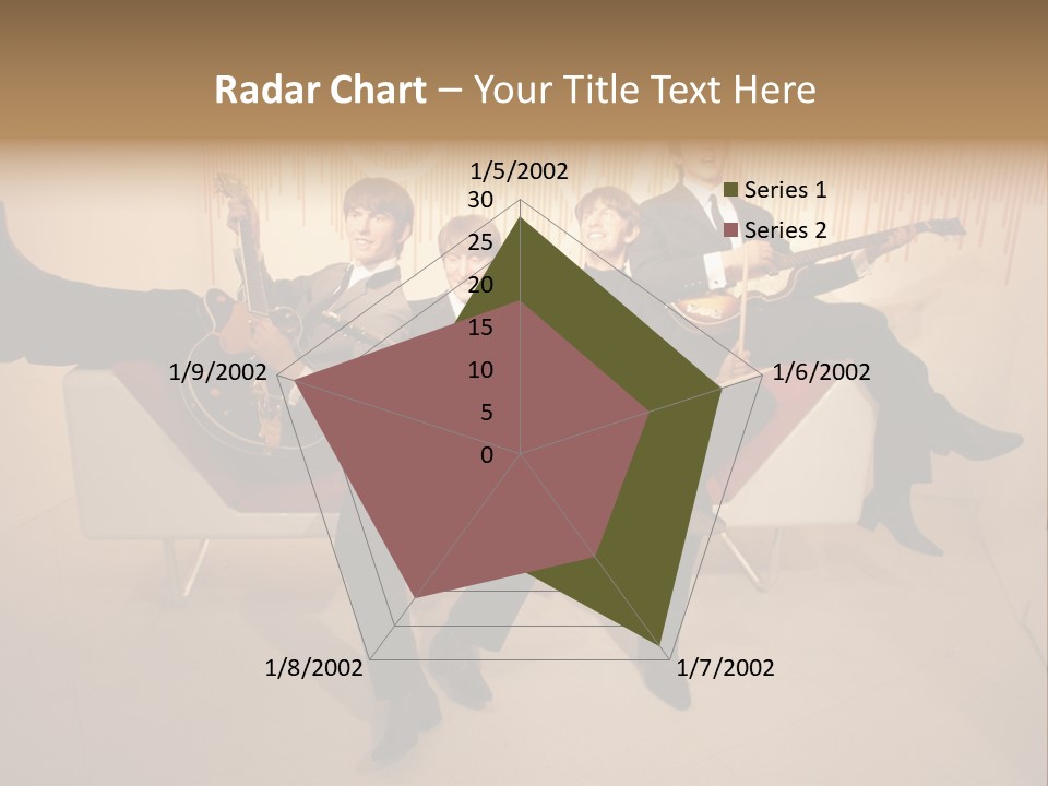 Young Mitte Wax Figure PowerPoint Template