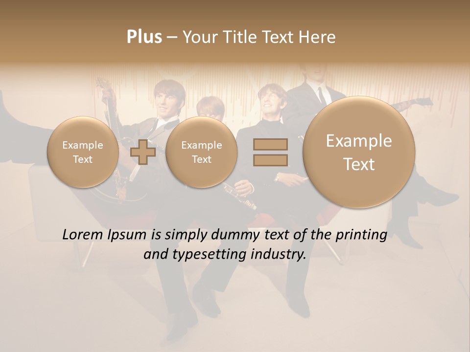 Young Mitte Wax Figure PowerPoint Template