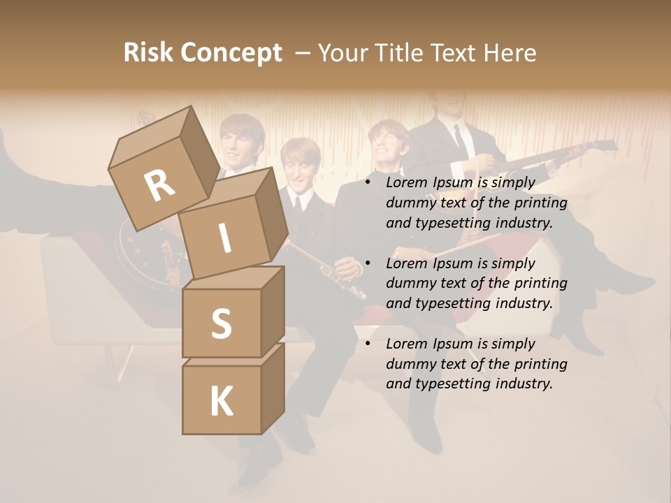 Young Mitte Wax Figure PowerPoint Template