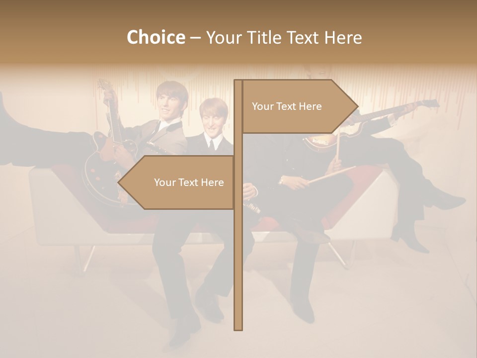 Young Mitte Wax Figure PowerPoint Template