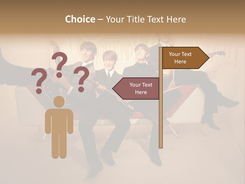 Young Mitte Wax Figure PowerPoint Template