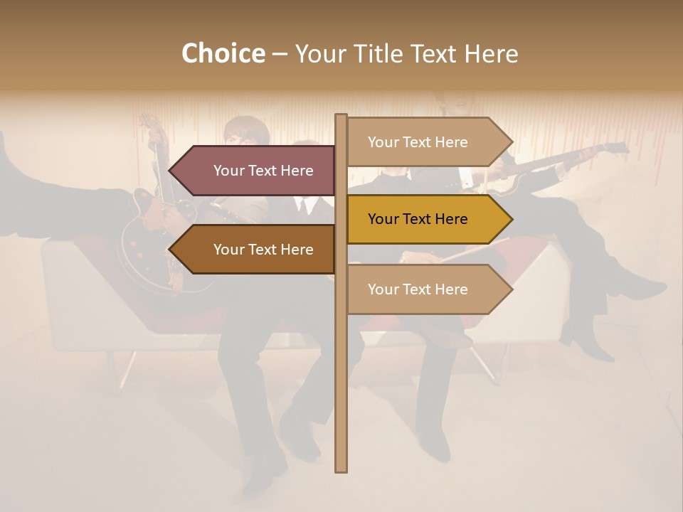 Young Mitte Wax Figure PowerPoint Template