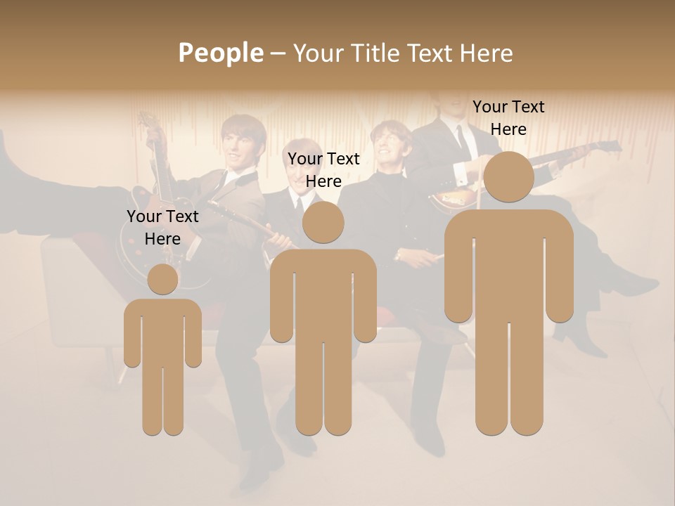 Young Mitte Wax Figure PowerPoint Template