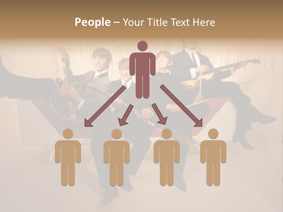 Young Mitte Wax Figure PowerPoint Template