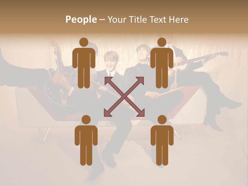 Young Mitte Wax Figure PowerPoint Template