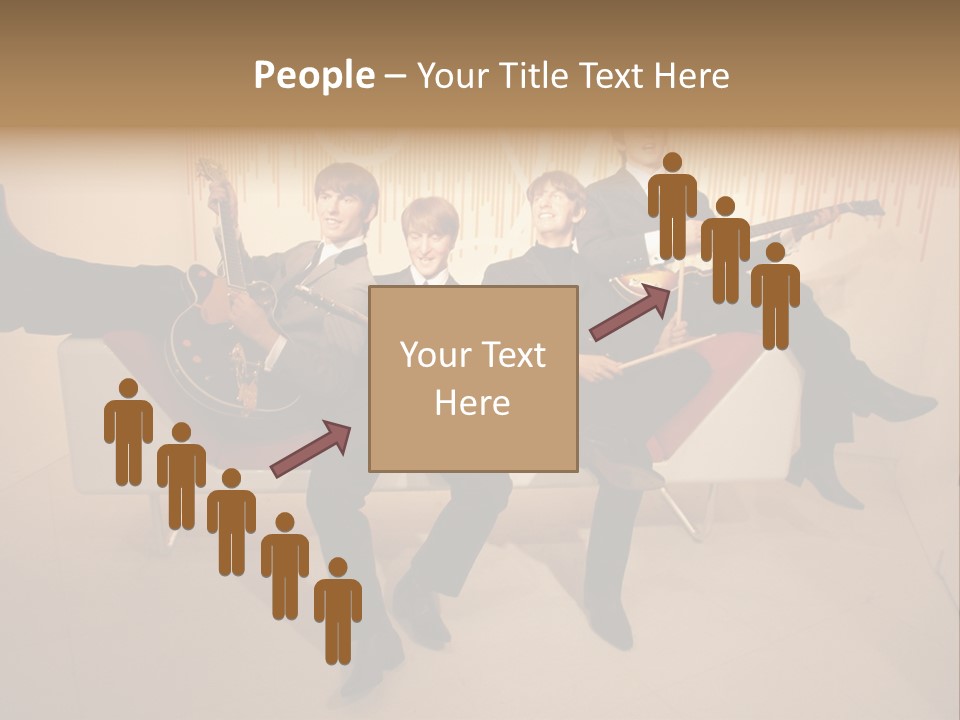 Young Mitte Wax Figure PowerPoint Template