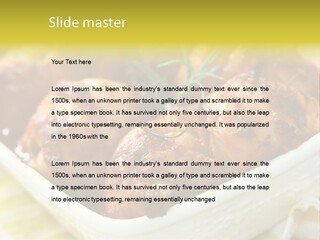 Tomato Close Supper PowerPoint Template