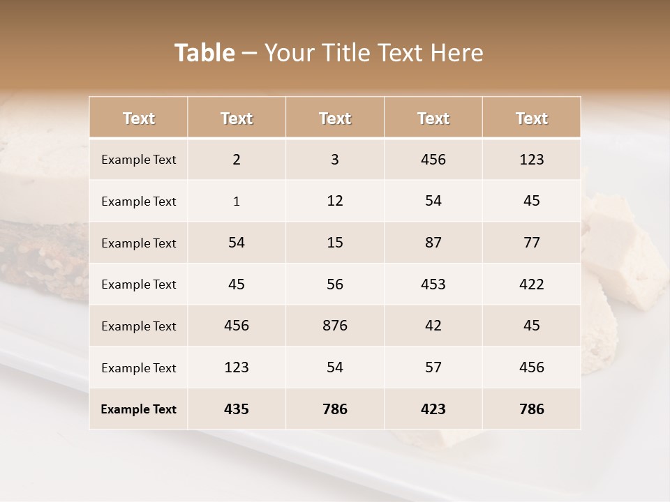 Asian Veggie Ingredient PowerPoint Template