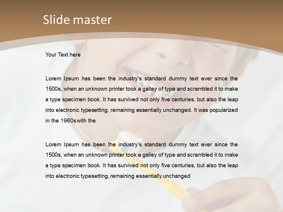 Hygiene Young Healthcare PowerPoint Template