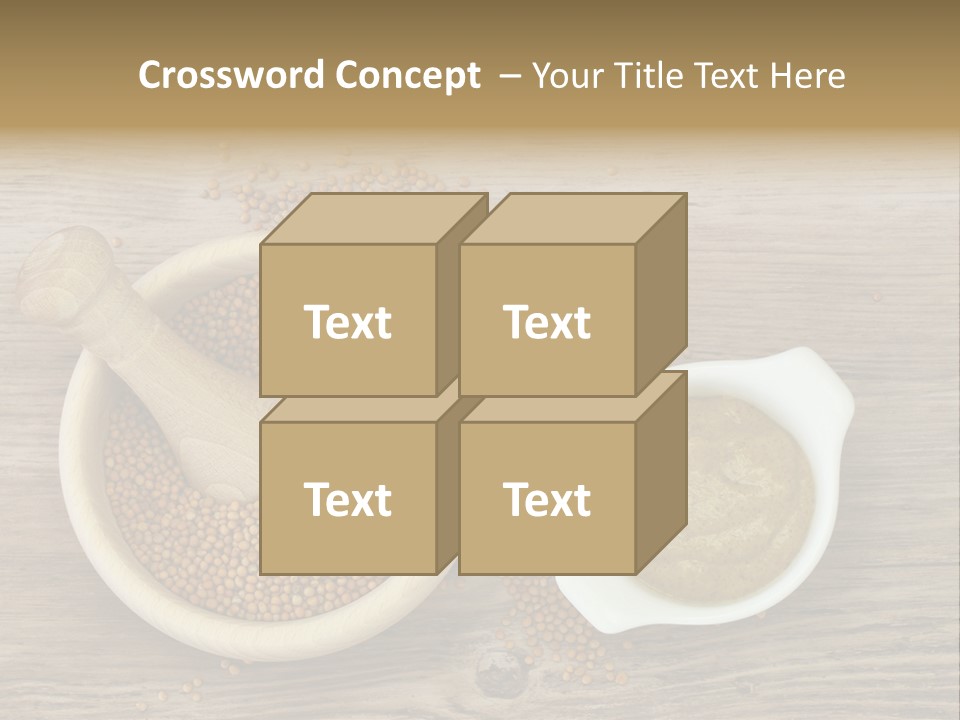 Bowl Hot Brown PowerPoint Template