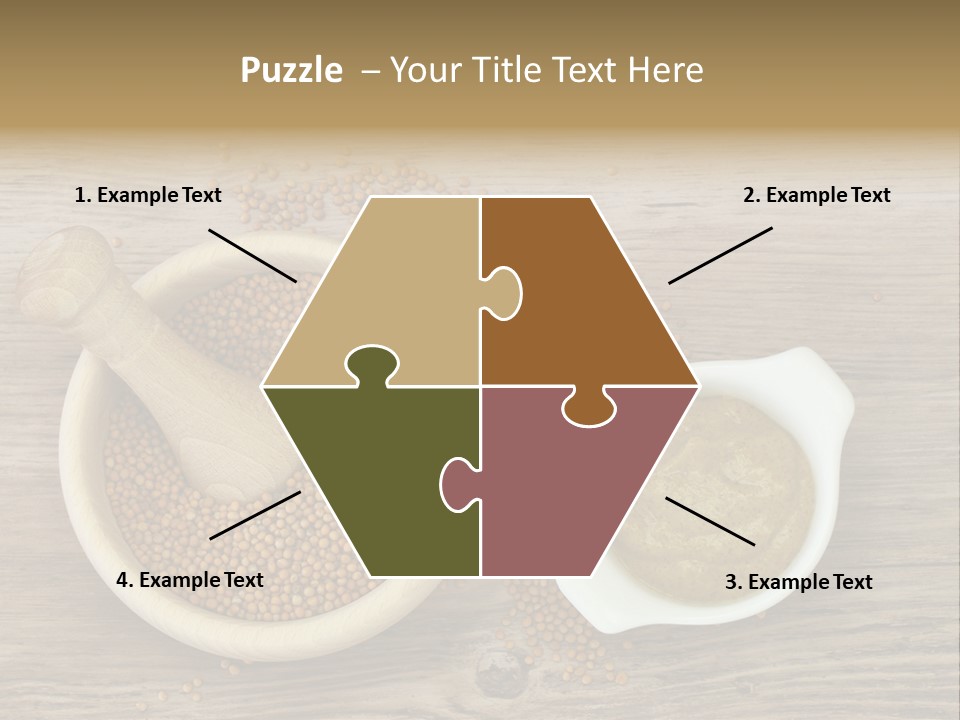 Bowl Hot Brown PowerPoint Template