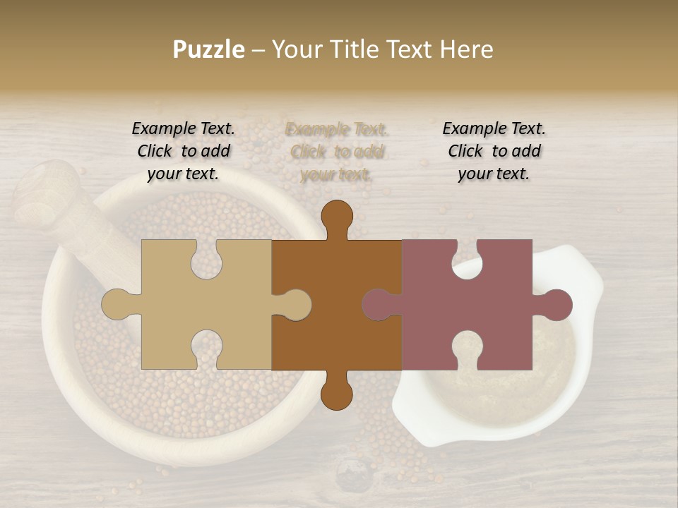 Bowl Hot Brown PowerPoint Template