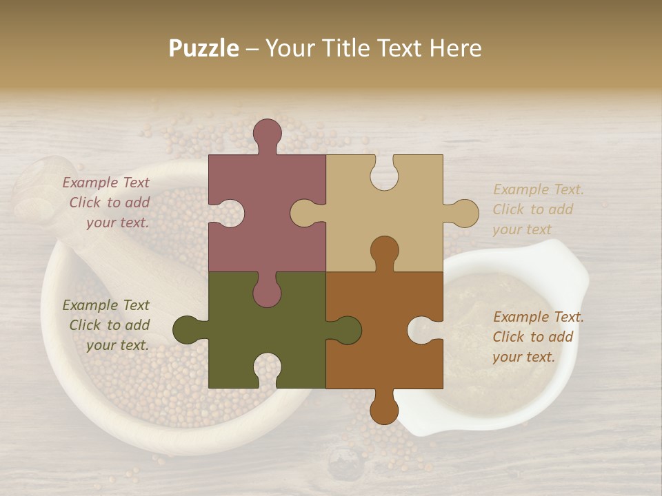 Bowl Hot Brown PowerPoint Template