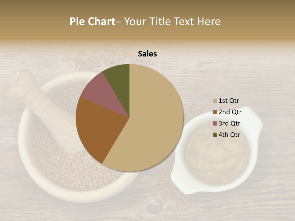 Bowl Hot Brown PowerPoint Template