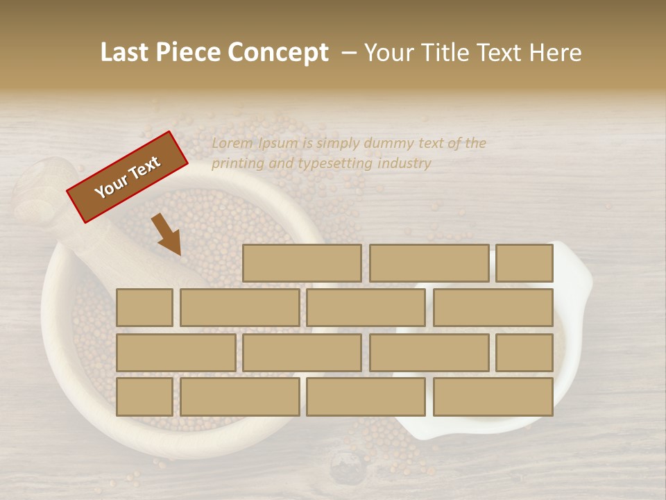 Bowl Hot Brown PowerPoint Template