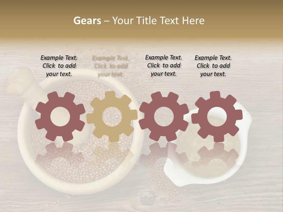 Bowl Hot Brown PowerPoint Template