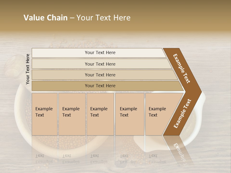 Bowl Hot Brown PowerPoint Template
