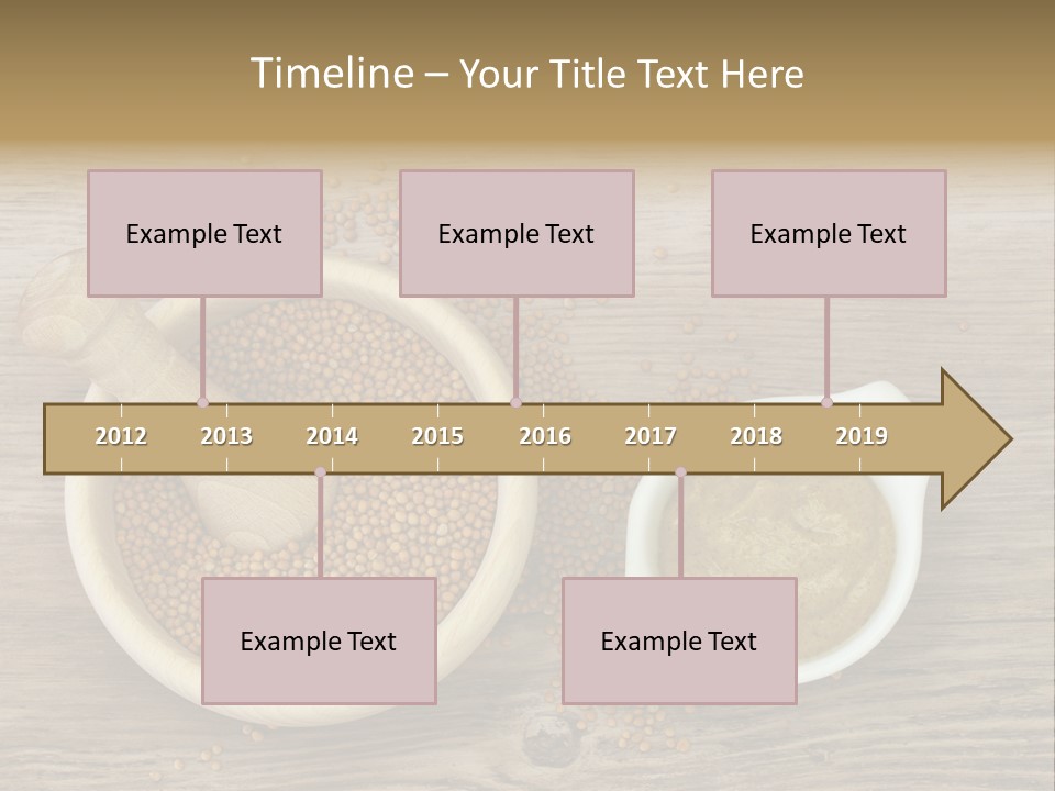 Bowl Hot Brown PowerPoint Template