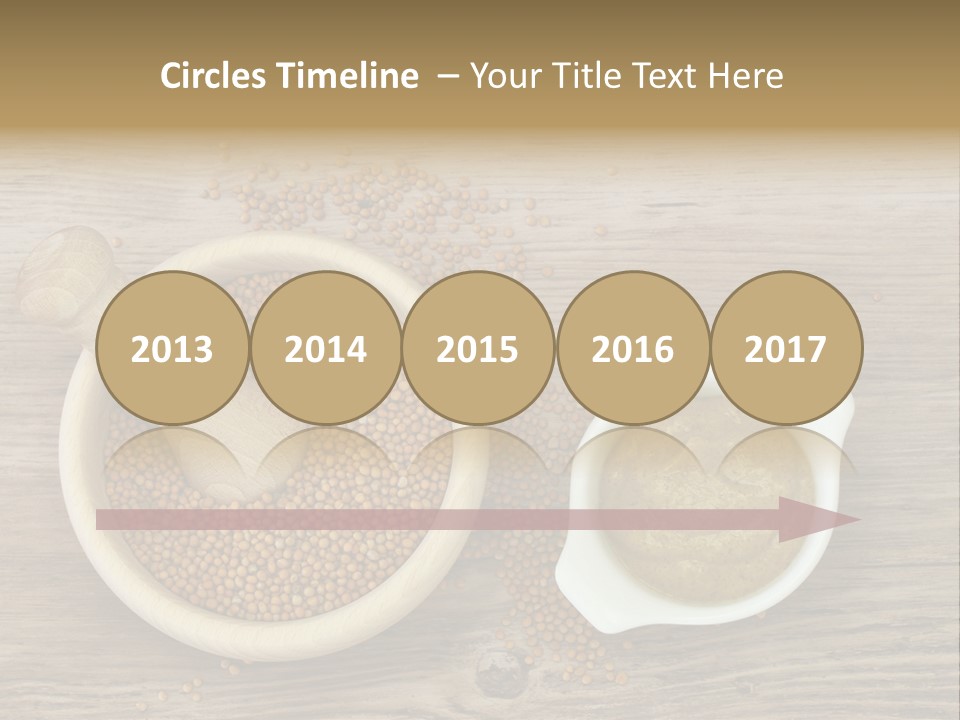 Bowl Hot Brown PowerPoint Template