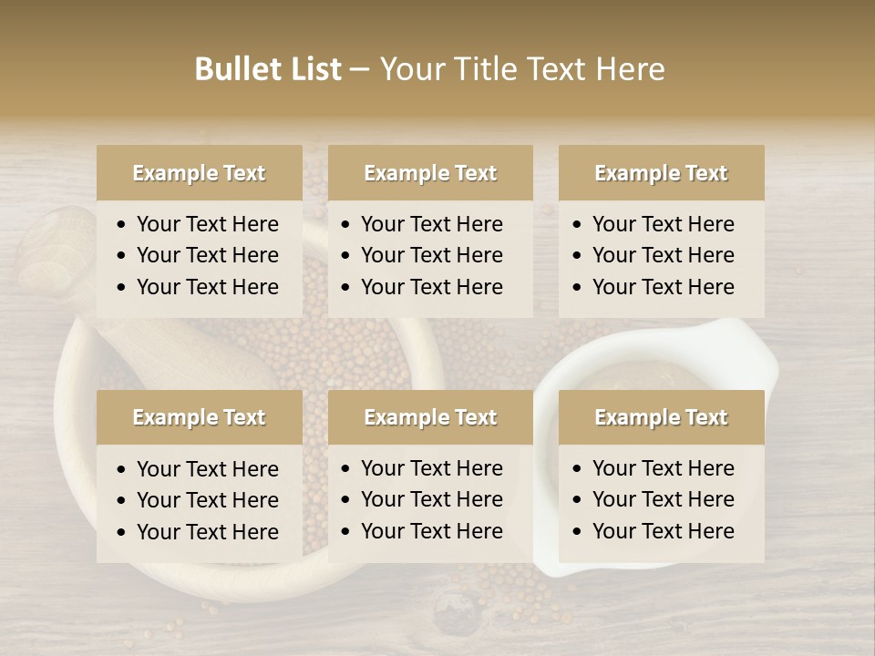 Bowl Hot Brown PowerPoint Template