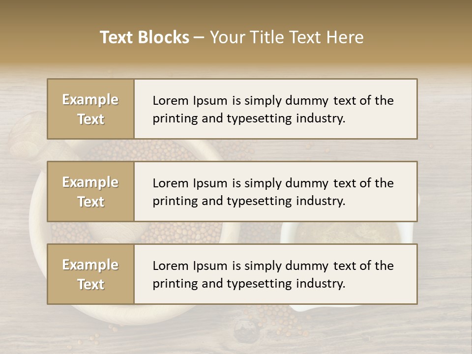 Bowl Hot Brown PowerPoint Template
