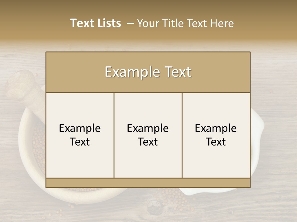 Bowl Hot Brown PowerPoint Template