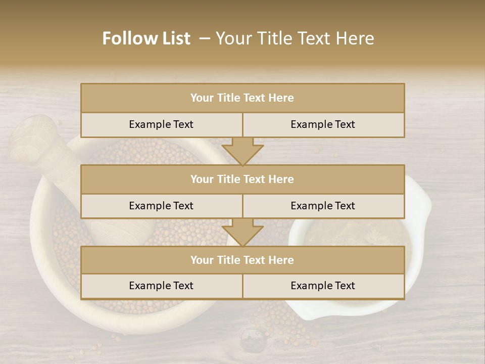 Bowl Hot Brown PowerPoint Template