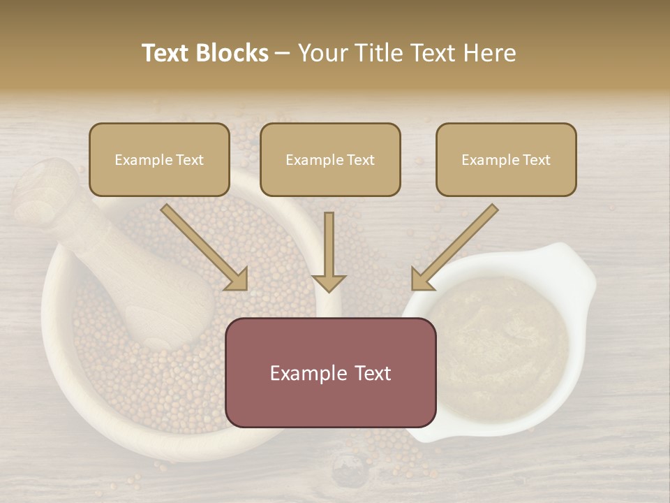Bowl Hot Brown PowerPoint Template