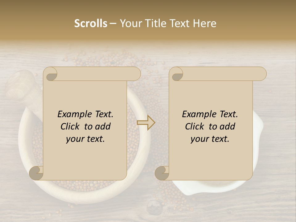 Bowl Hot Brown PowerPoint Template