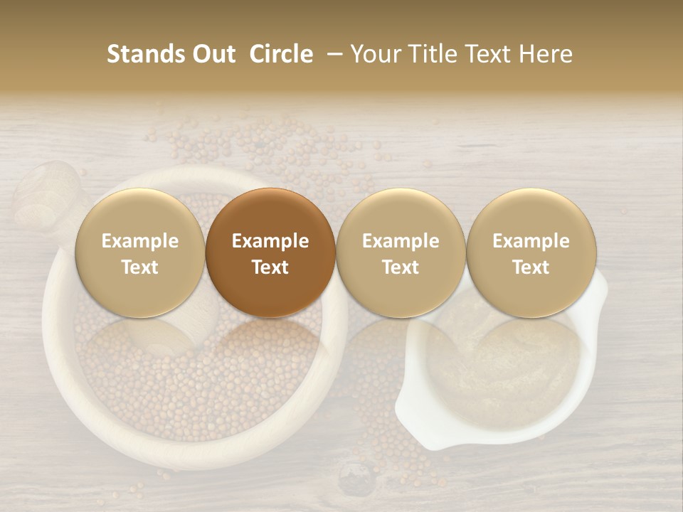 Bowl Hot Brown PowerPoint Template