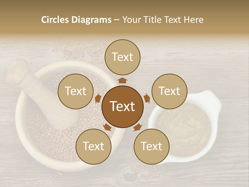 Bowl Hot Brown PowerPoint Template