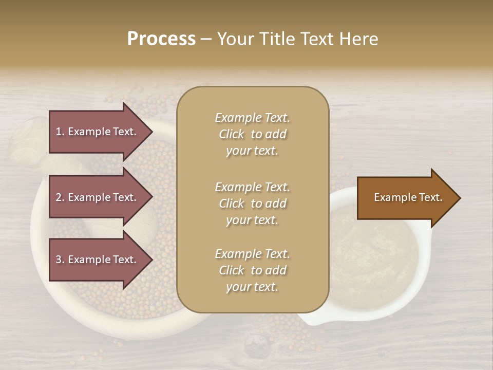Bowl Hot Brown PowerPoint Template