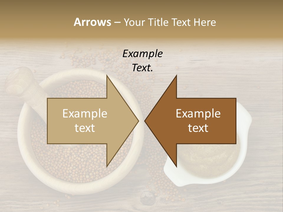 Bowl Hot Brown PowerPoint Template