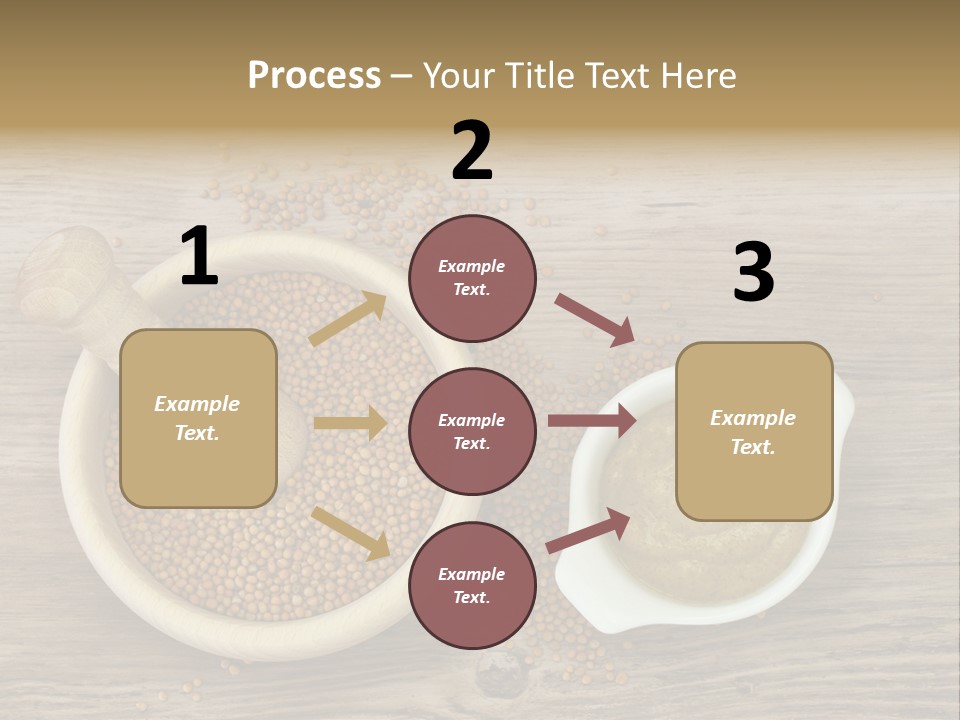 Bowl Hot Brown PowerPoint Template