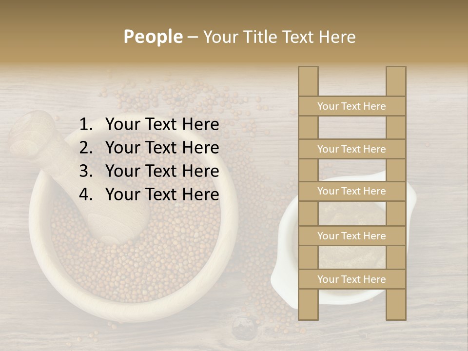 Bowl Hot Brown PowerPoint Template