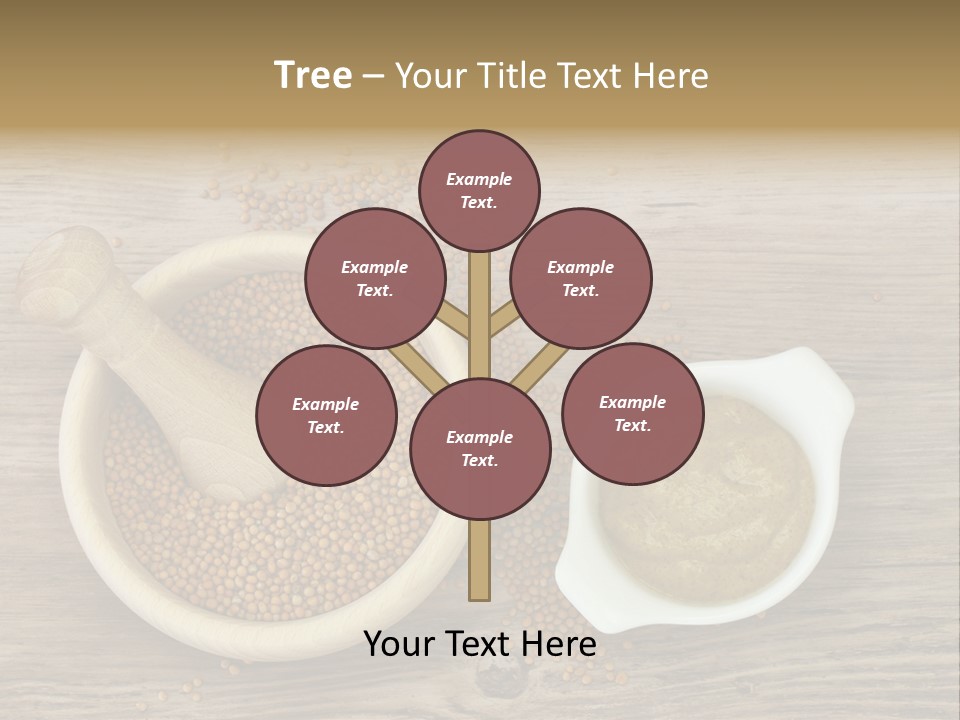 Bowl Hot Brown PowerPoint Template