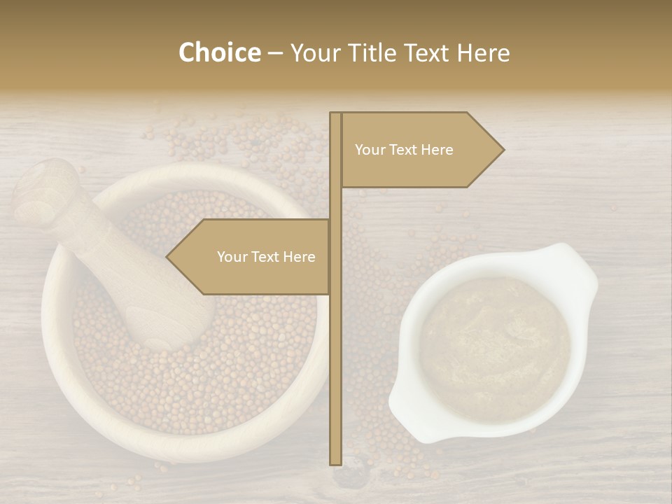 Bowl Hot Brown PowerPoint Template