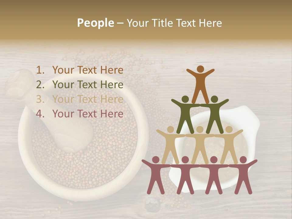 Bowl Hot Brown PowerPoint Template