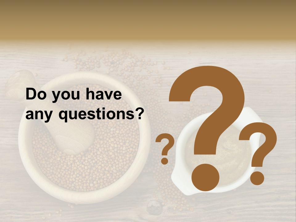 Bowl Hot Brown PowerPoint Template