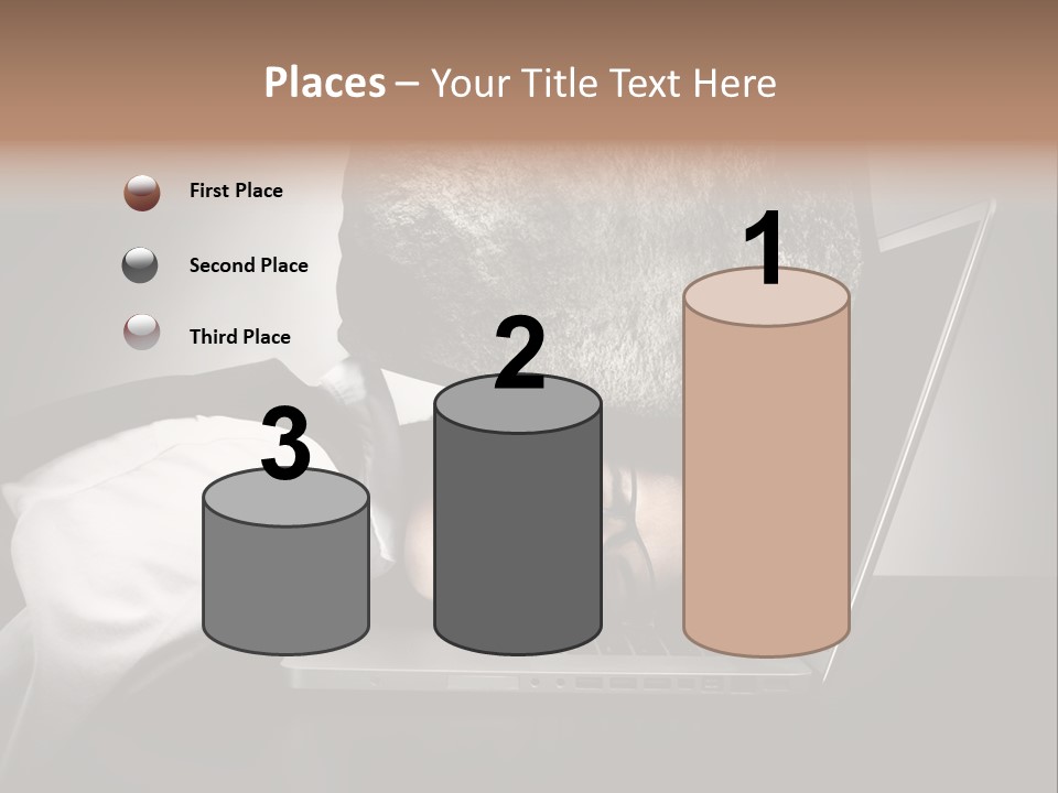 Tension Woman Work PowerPoint Template