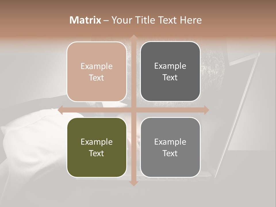 Tension Woman Work PowerPoint Template