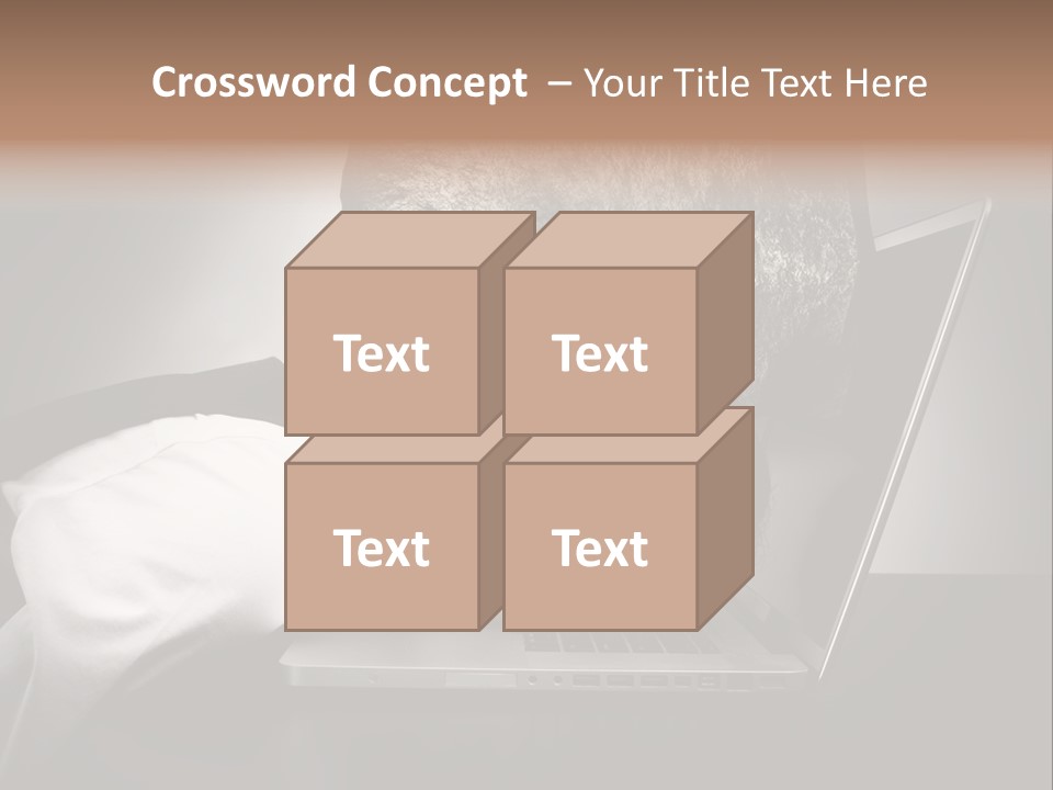 Tension Woman Work PowerPoint Template