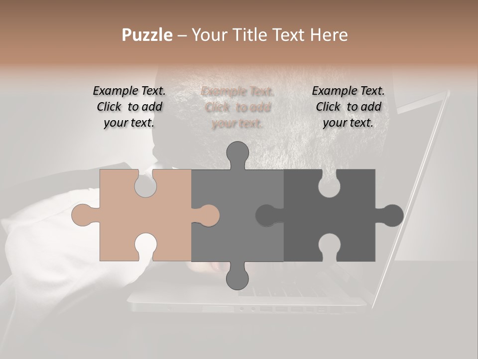 Tension Woman Work PowerPoint Template